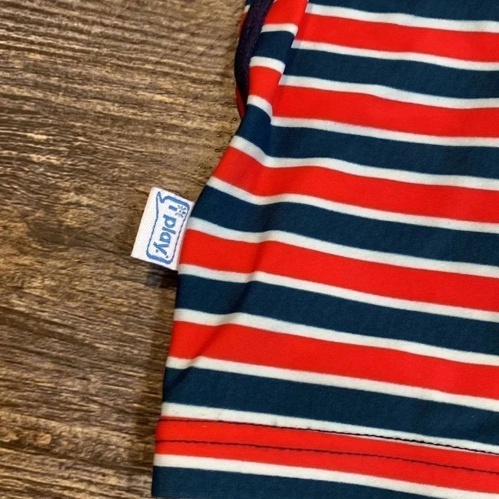 I Play Striped Rash Guard - Picture 4 of 4